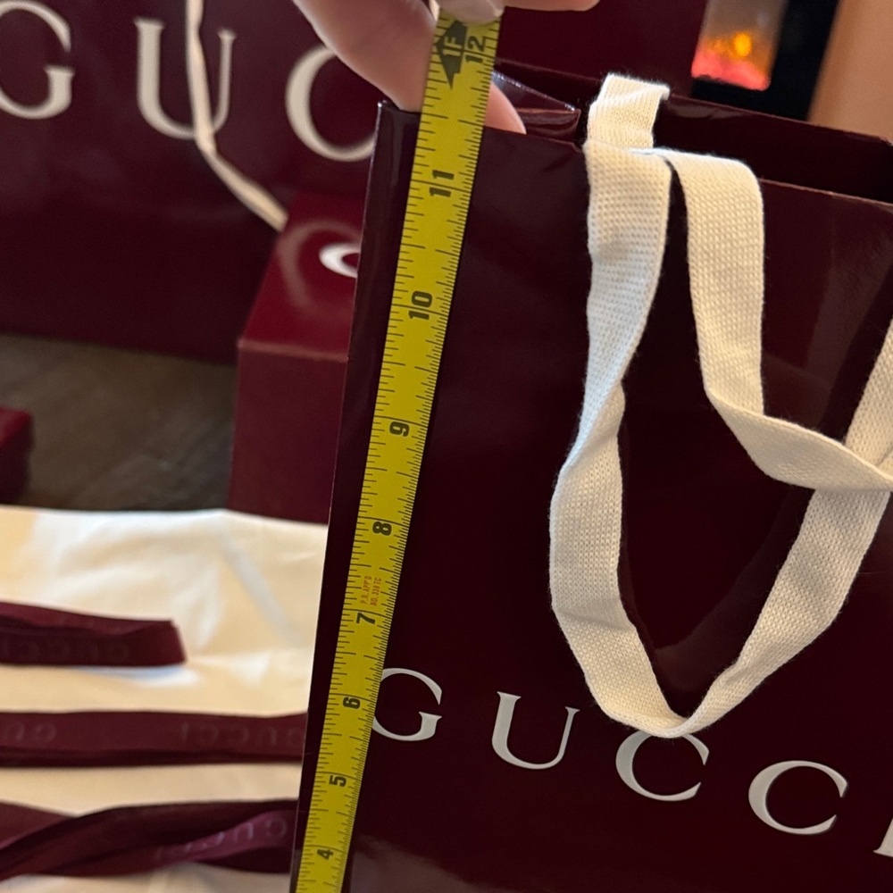 Authentic Gucci Deep Red Accessory Collection 8 pieces - Picture 8 of 16